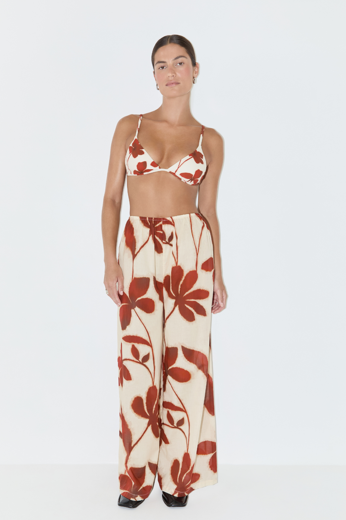 Cotton Pant - Ruby Floral