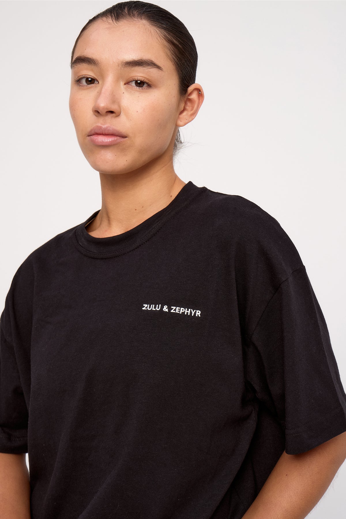 Zulu & Zephyr Logo Hemp Tee - Black