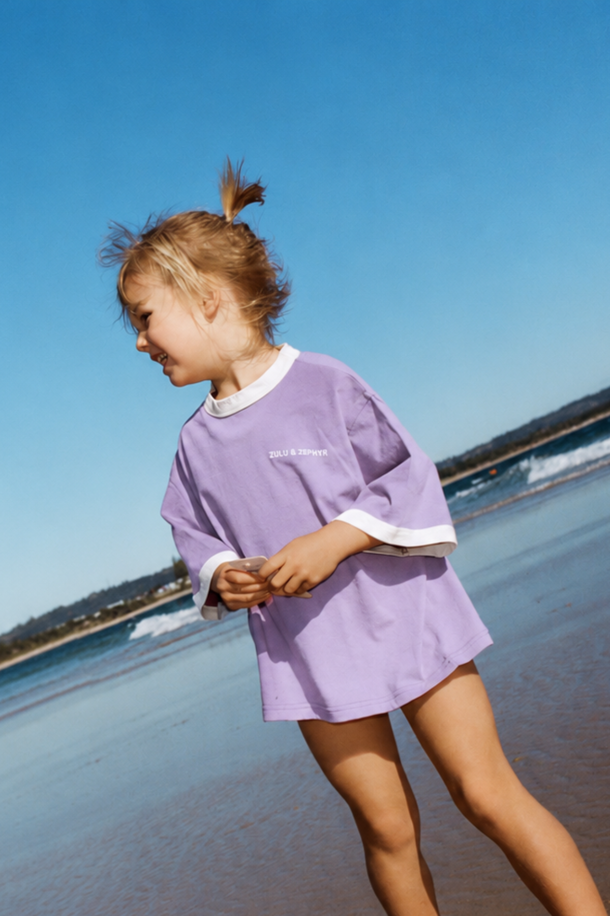 Mini Oversized T Shirt - Lilac