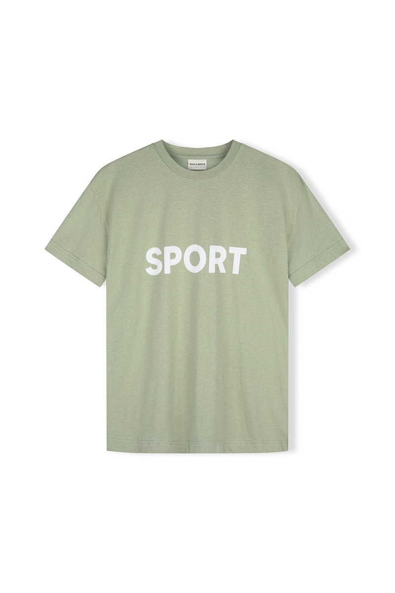Organic Cotton Blend Sport Tee - Eucalyptus – Zulu & Zephyr