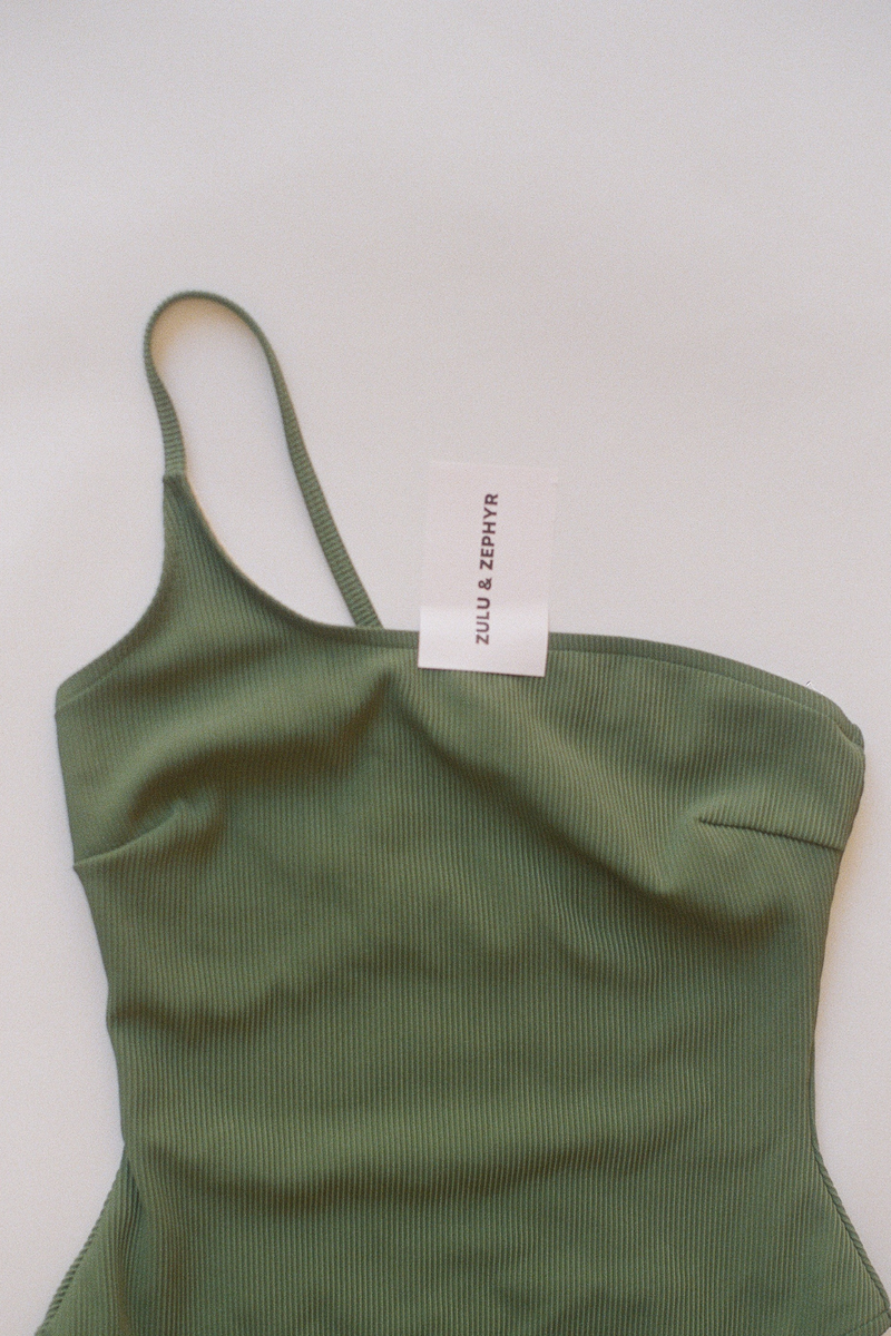 Signature Stripe Simple One Piece - Tallow Green – Zulu & Zephyr