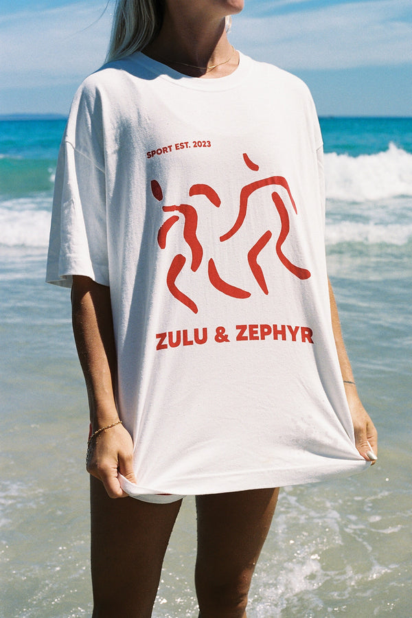 Zulu & Zephyr Sports Tee - Chilli Red