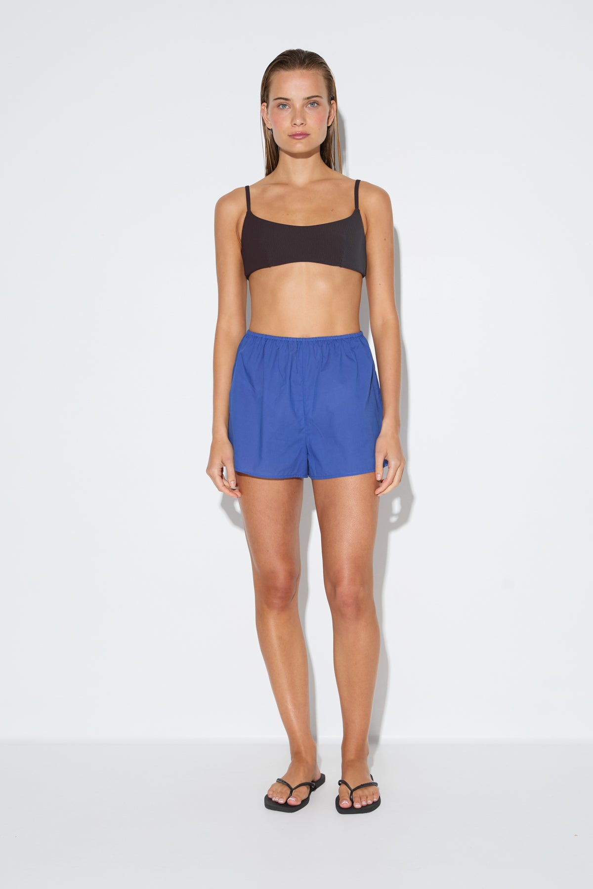 Signature Cotton Short - Pacific Blue
