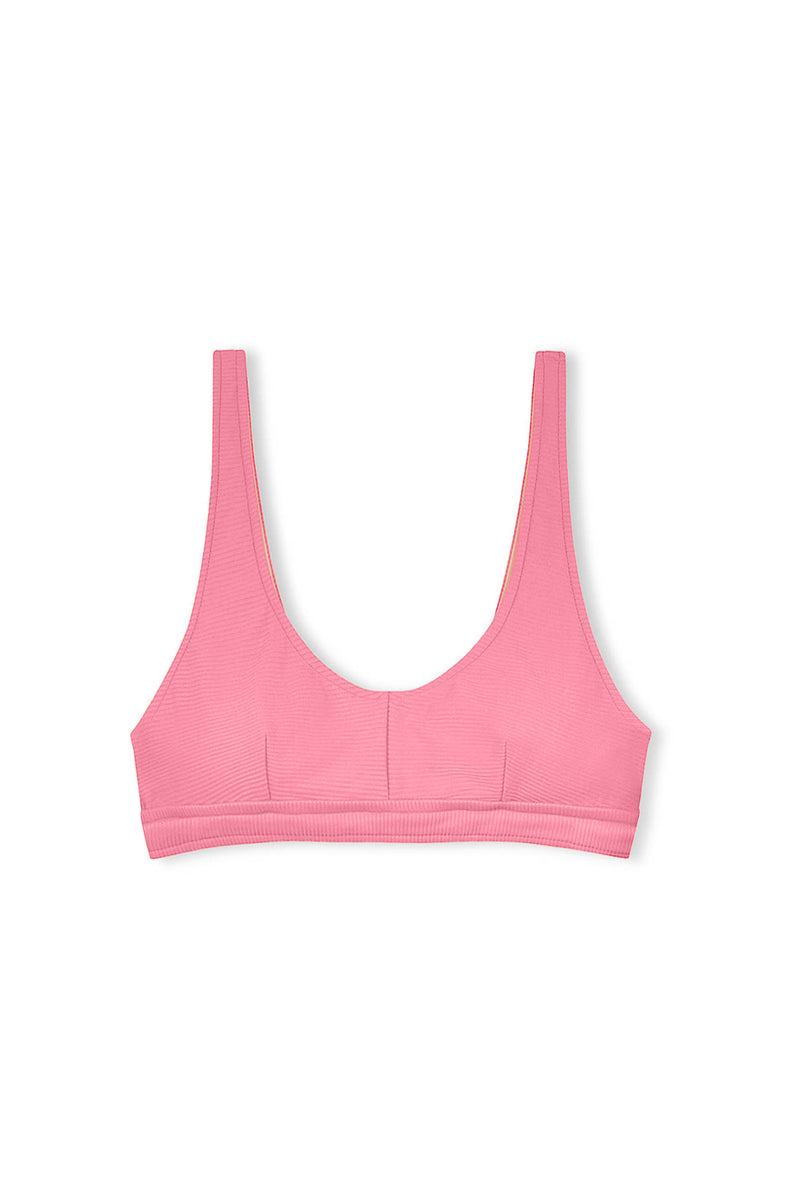 Signature Waistband Bralette Top - Flamingo Pink – Zulu & Zephyr