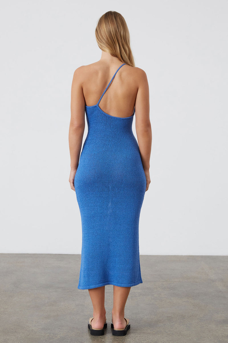 Ocean Blue Lattice Knit Dress – Zulu & Zephyr