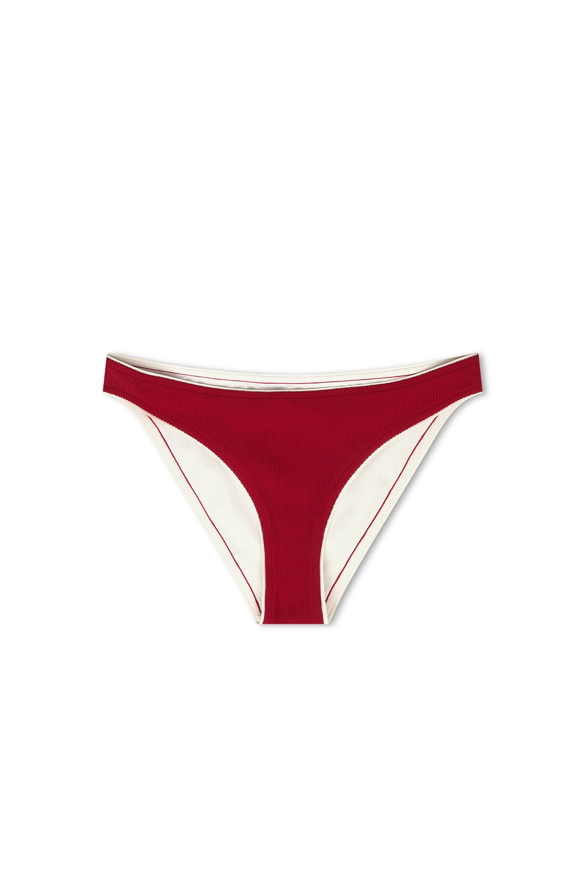 Crinkle Classic Brief - Cherry Red