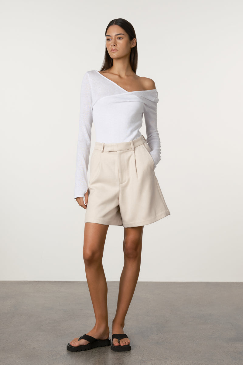 Layered Knit Top - White – Zulu & Zephyr