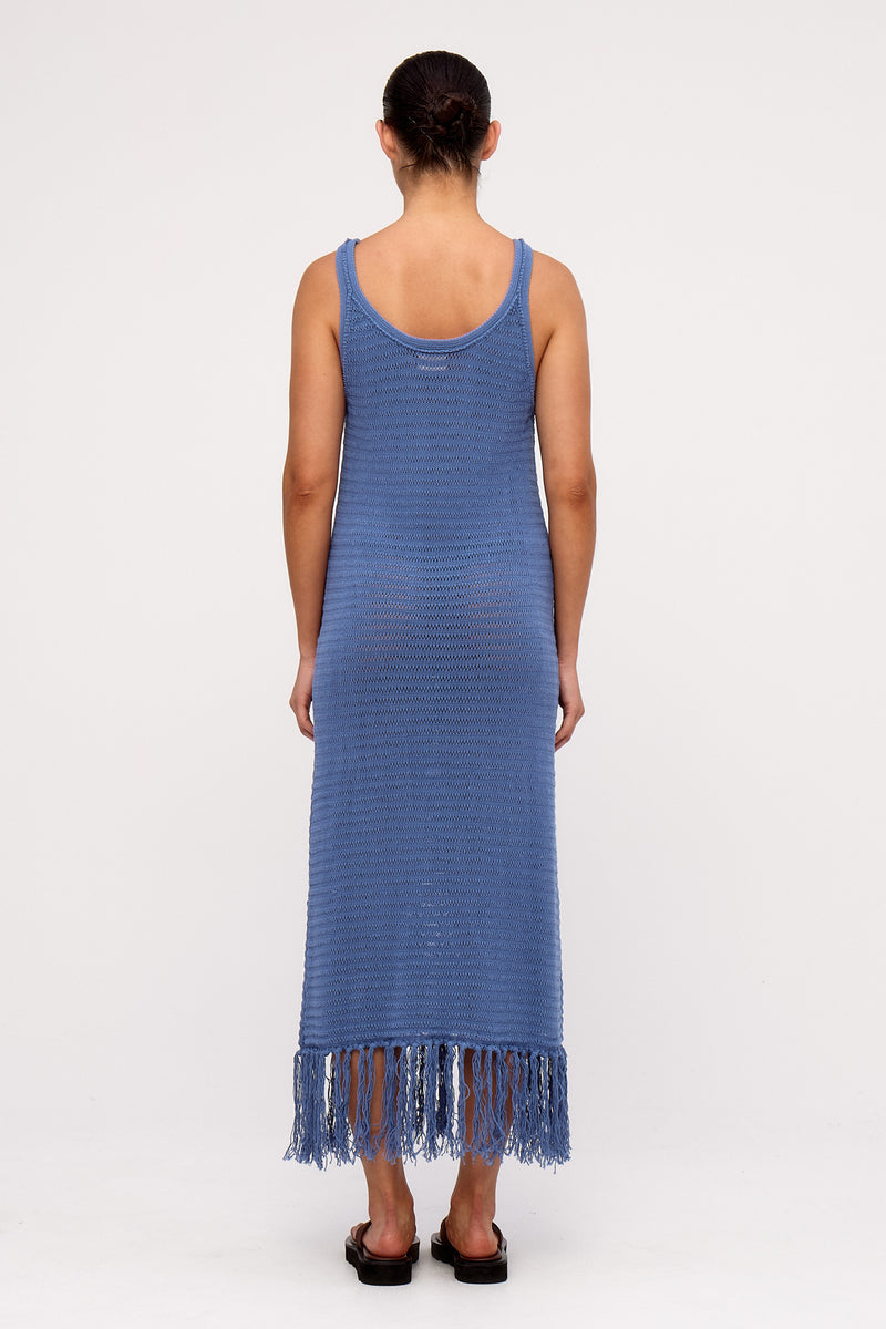LEPIDOS購入　＜ZULU&ZEPHYR＞　ニットプレイスーツ Crochet Knit Dress - Bright Blue – Zulu & Zephyr
