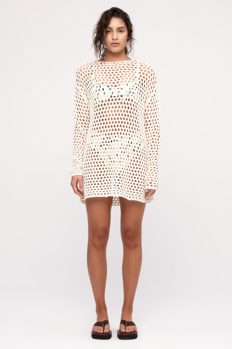 zulu and zephyr crochet dress Zulu & Zephyr Crochet Knit Dress