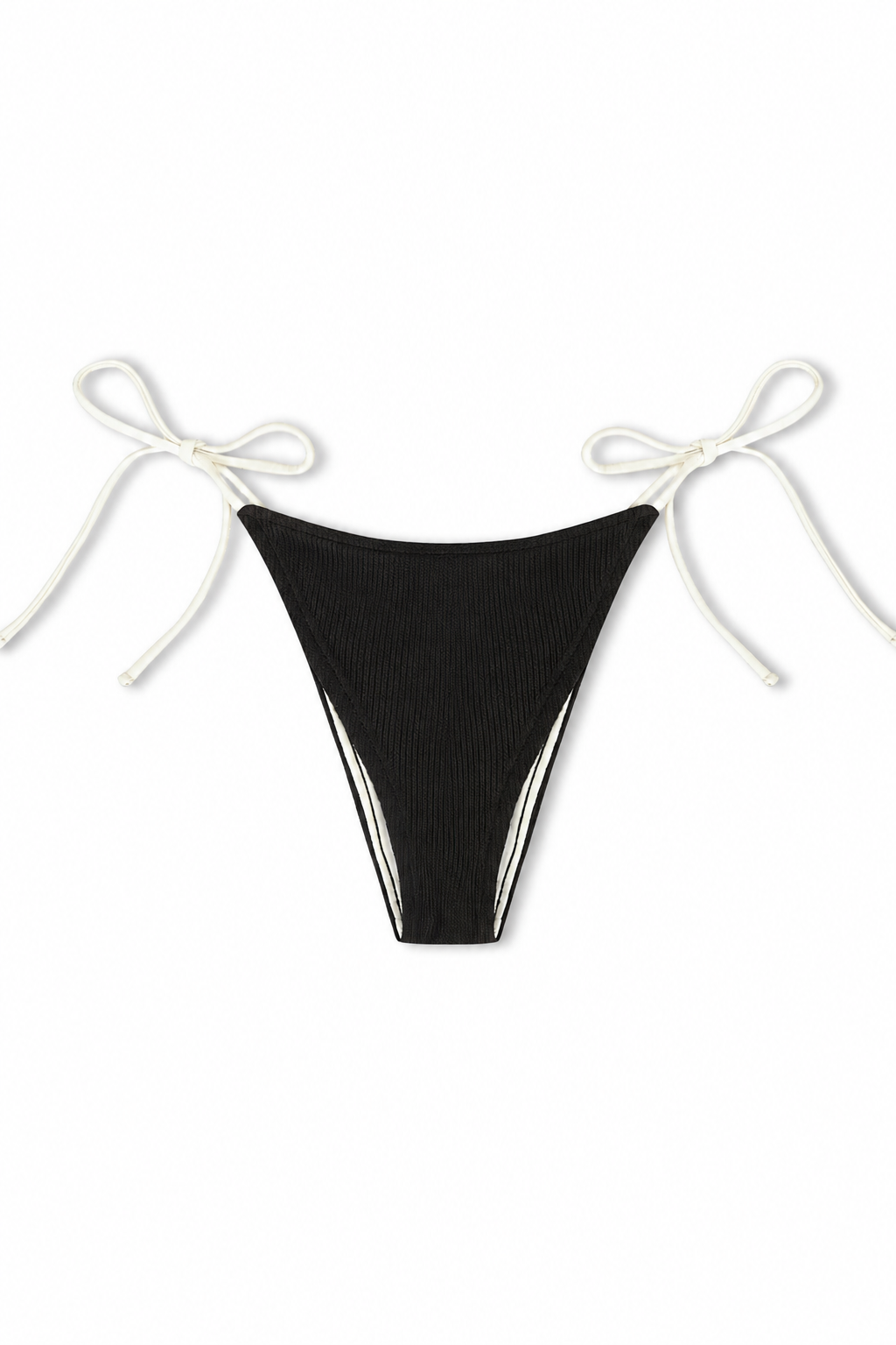 Crinkle Retro Tie Brief - Black