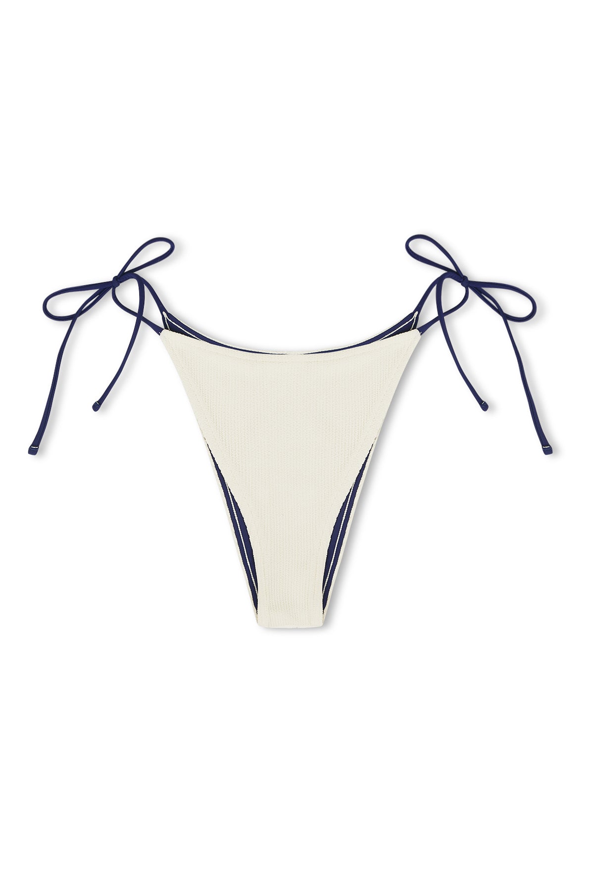 Crinkle Retro Tie Brief - Coconut