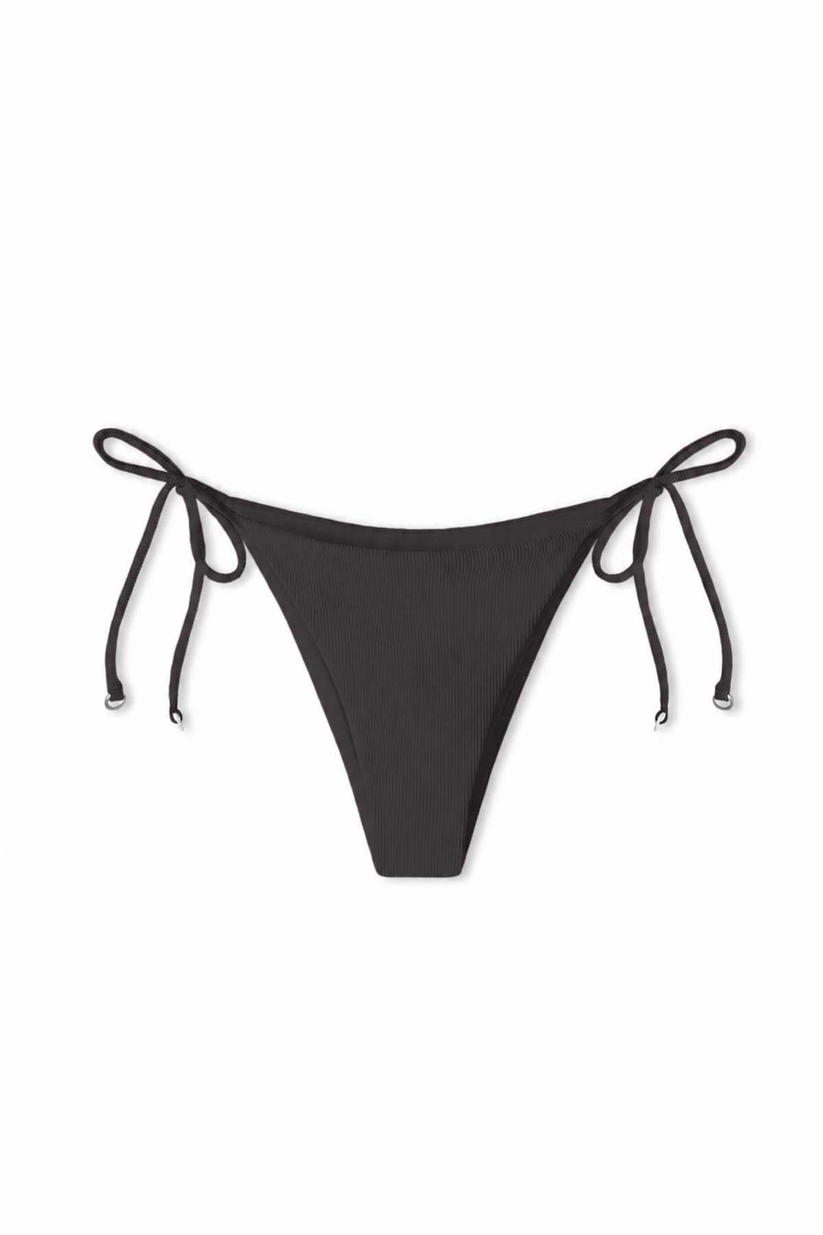 Signature Stripe Tie Brief - Smoky Brown