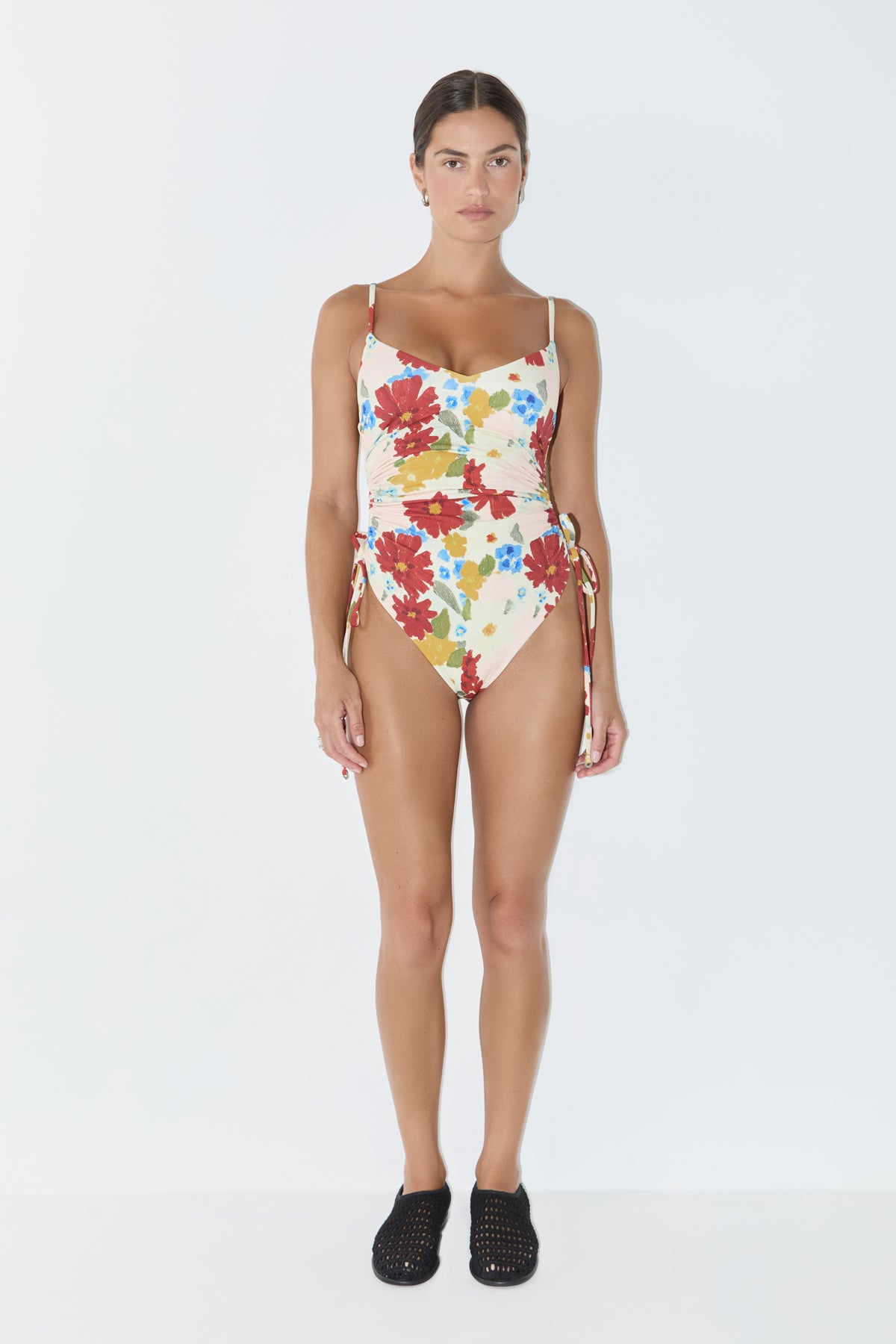 Gathered One Piece - Floral