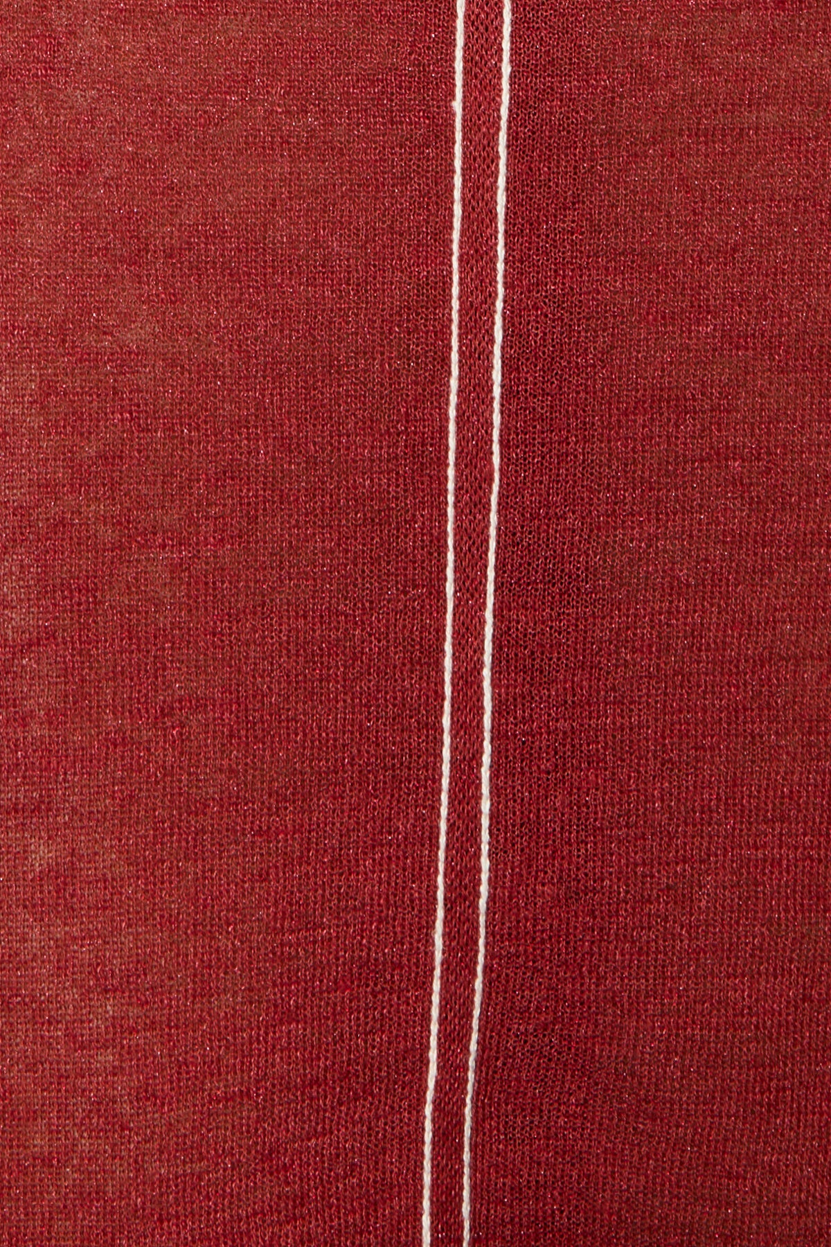 Gathered Knit Dress - Red