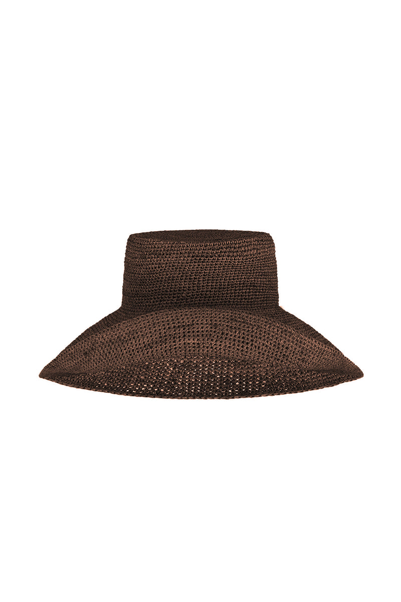 Raffia Hat - Walnut – Zulu & Zephyr