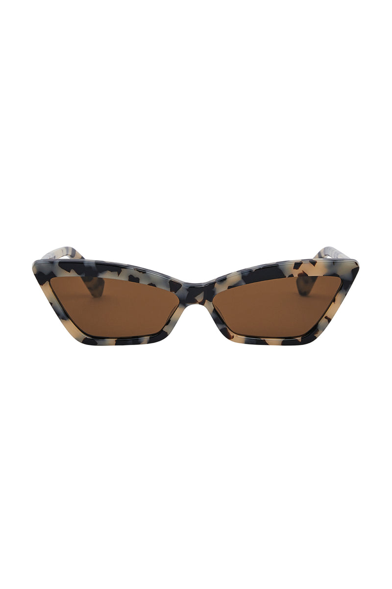 Slim Cat Eye Sunglasses Tortoise – Zulu Zephyr - Main Image