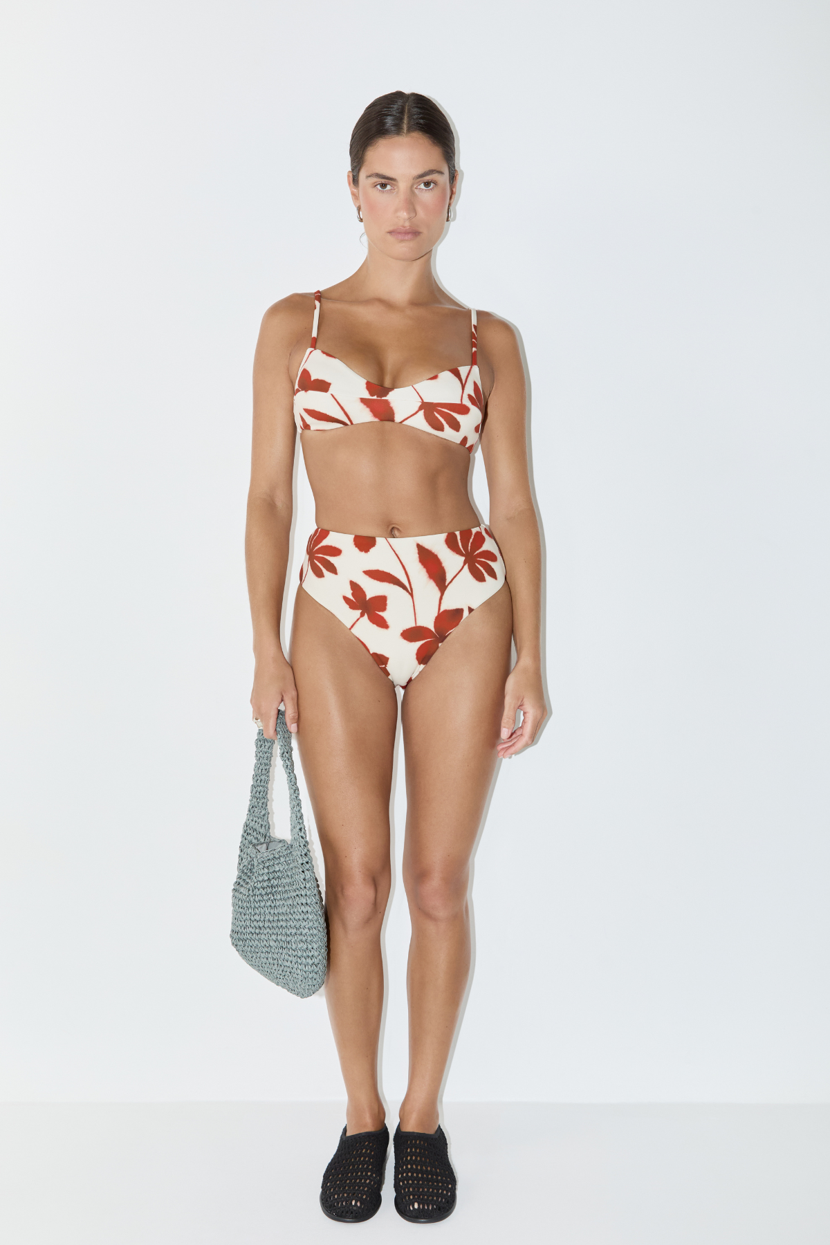 Waisted Full Brief - Ruby Floral