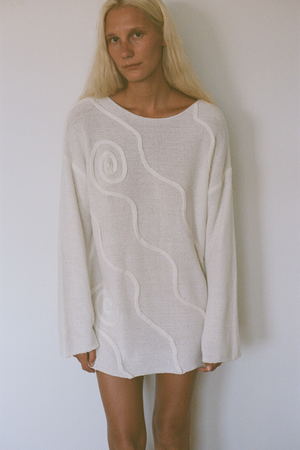 Shea Organic Cotton Swirl Tunic Dress