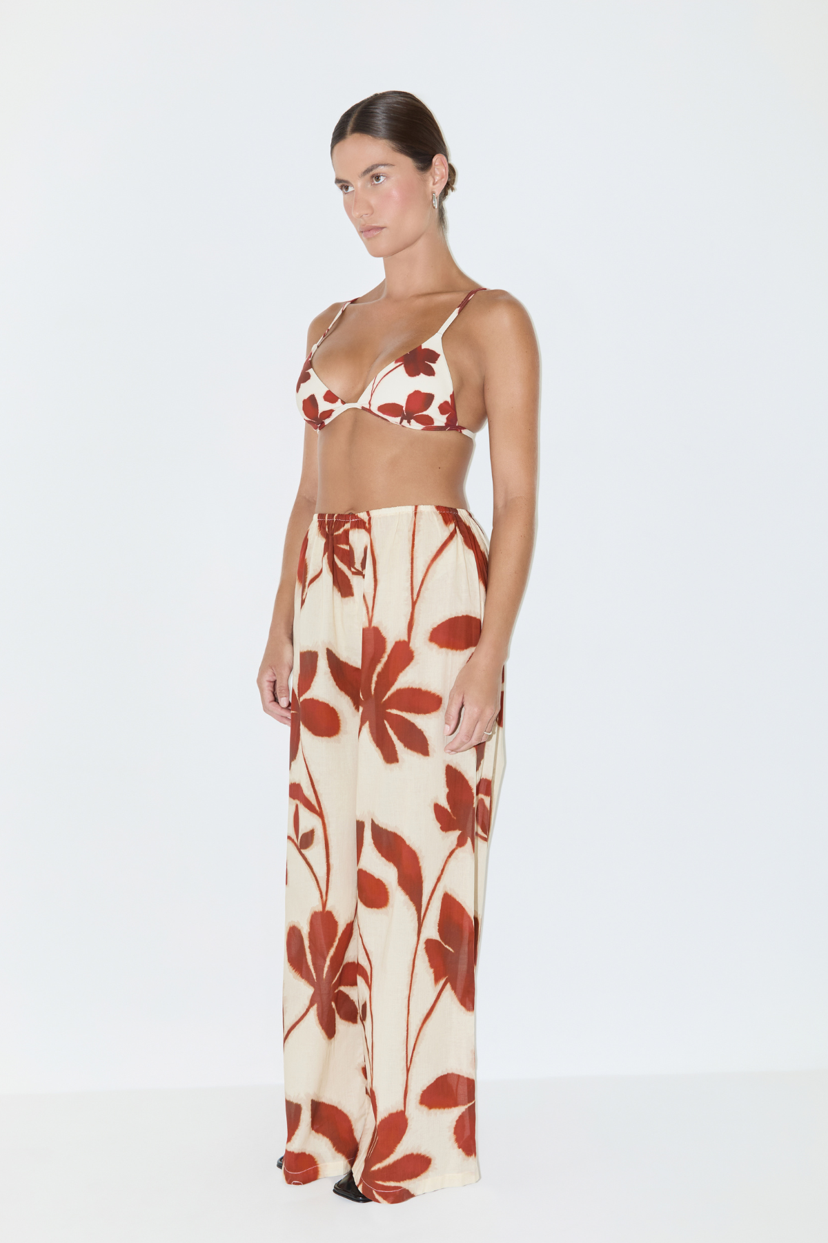 Cotton Pant - Ruby Floral