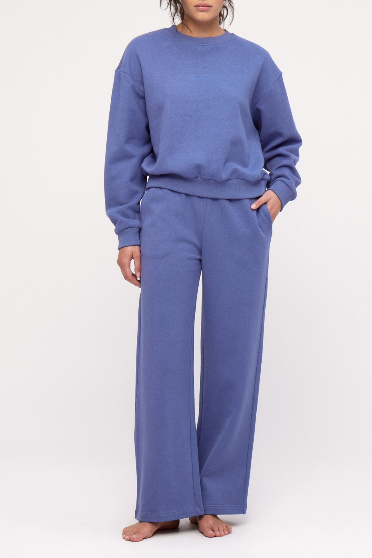 Fleece Sport Sweatshirt - Blue