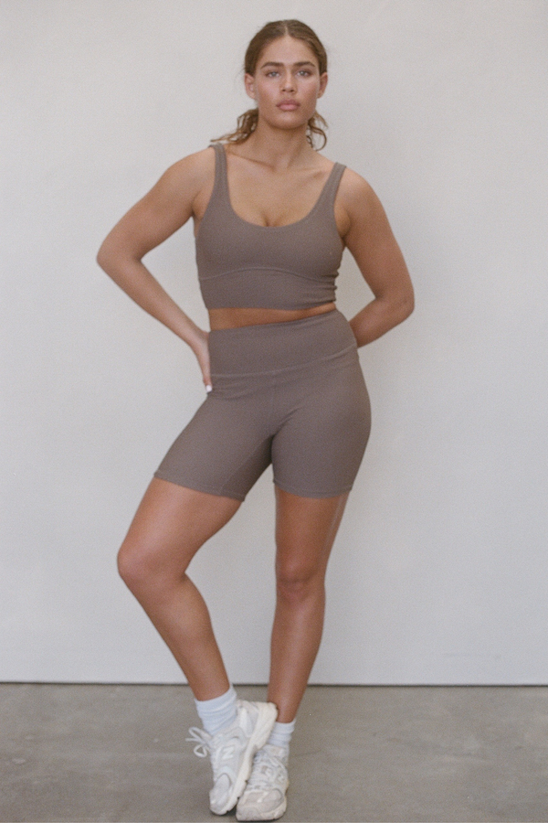 Waffle 7 inch Bike Short - Carob