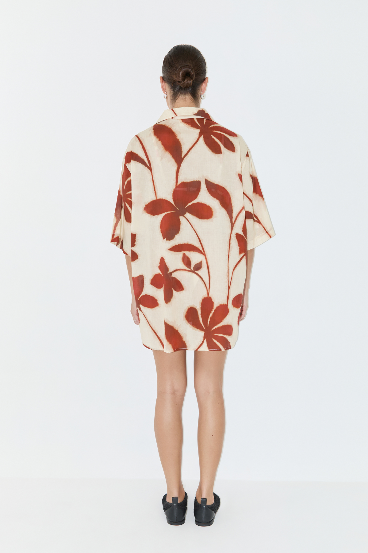Cotton Shirt - Ruby Floral