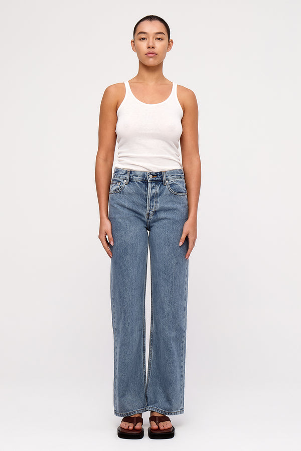 Midlize Wide Denim ライトブルー　38 1980 Vintage Wide Denim [Blue] | ファッション通販サイト NUGU