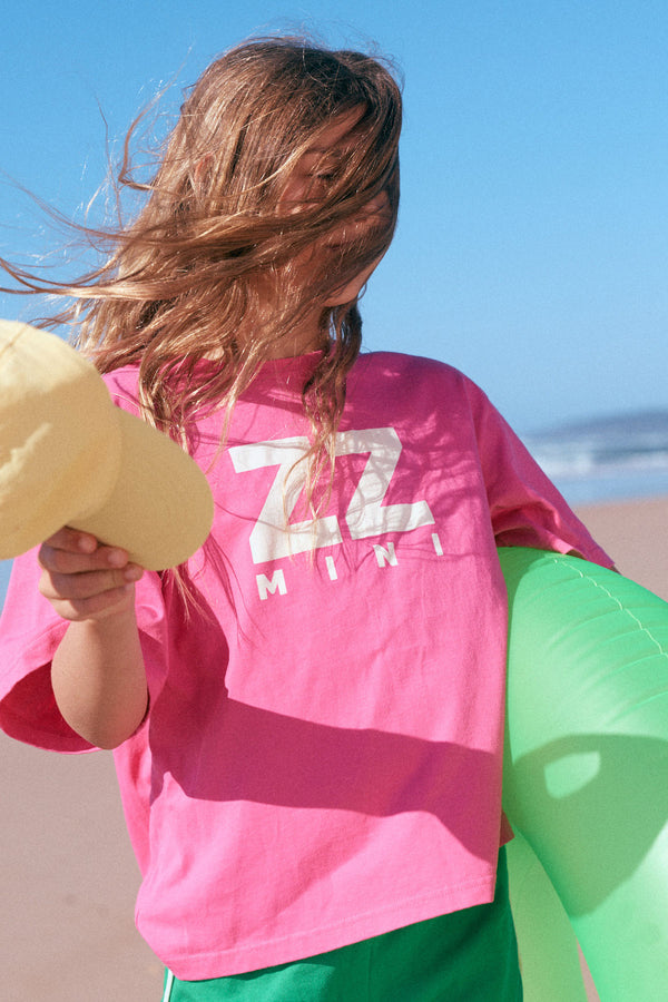 ZZ Mini T Shirt - Shell Pink
