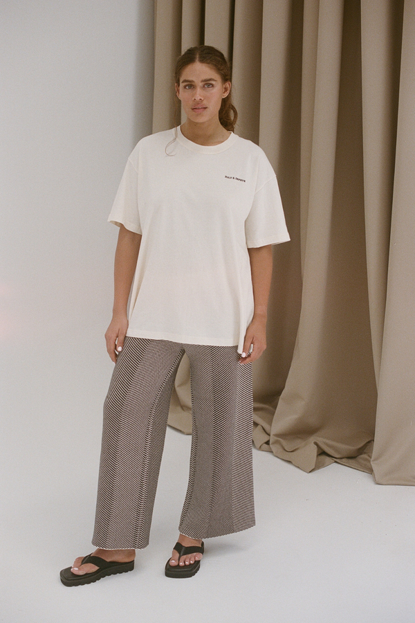 Zulu & Zephyr Logo Tee - Warm White