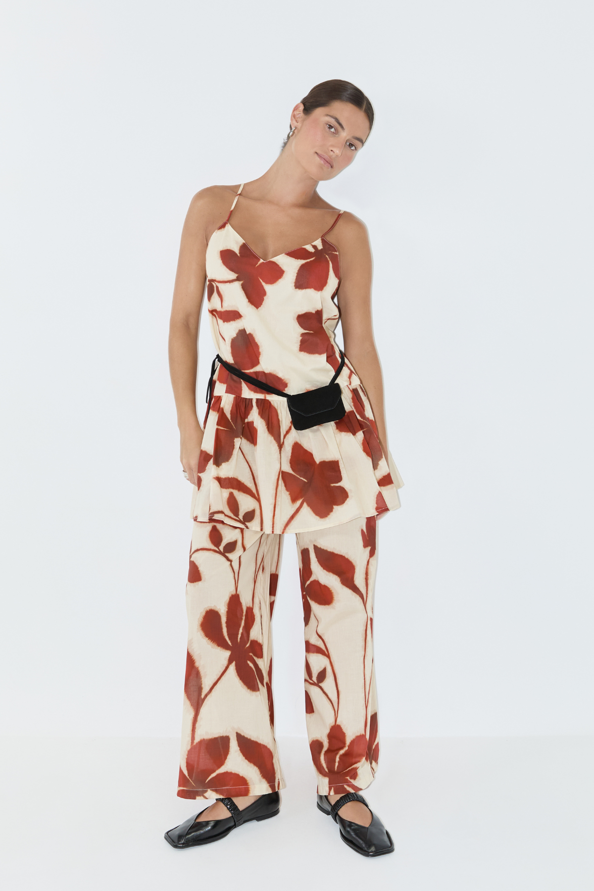Cotton Pant - Ruby Floral