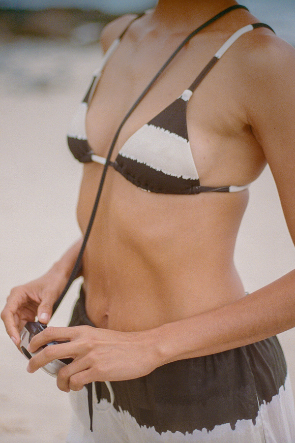 Triangle Top - Tie Dye Stripe