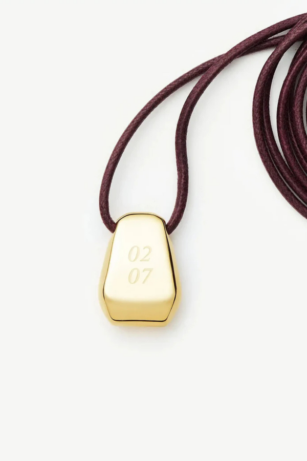 Lucy Williams Arco Cord Necklace - Gold