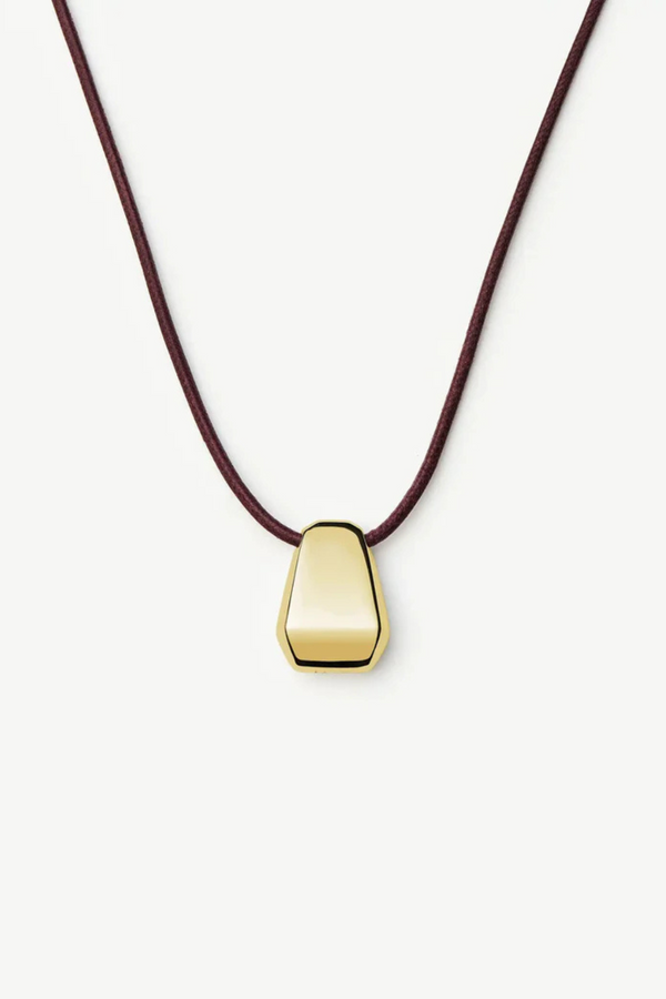 Lucy Williams Arco Cord Necklace - Gold