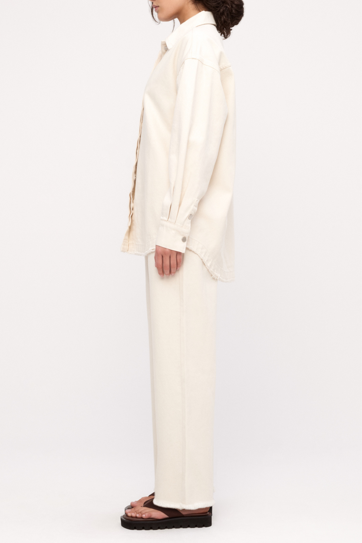 Organic Mid Rise Jean - Coconut