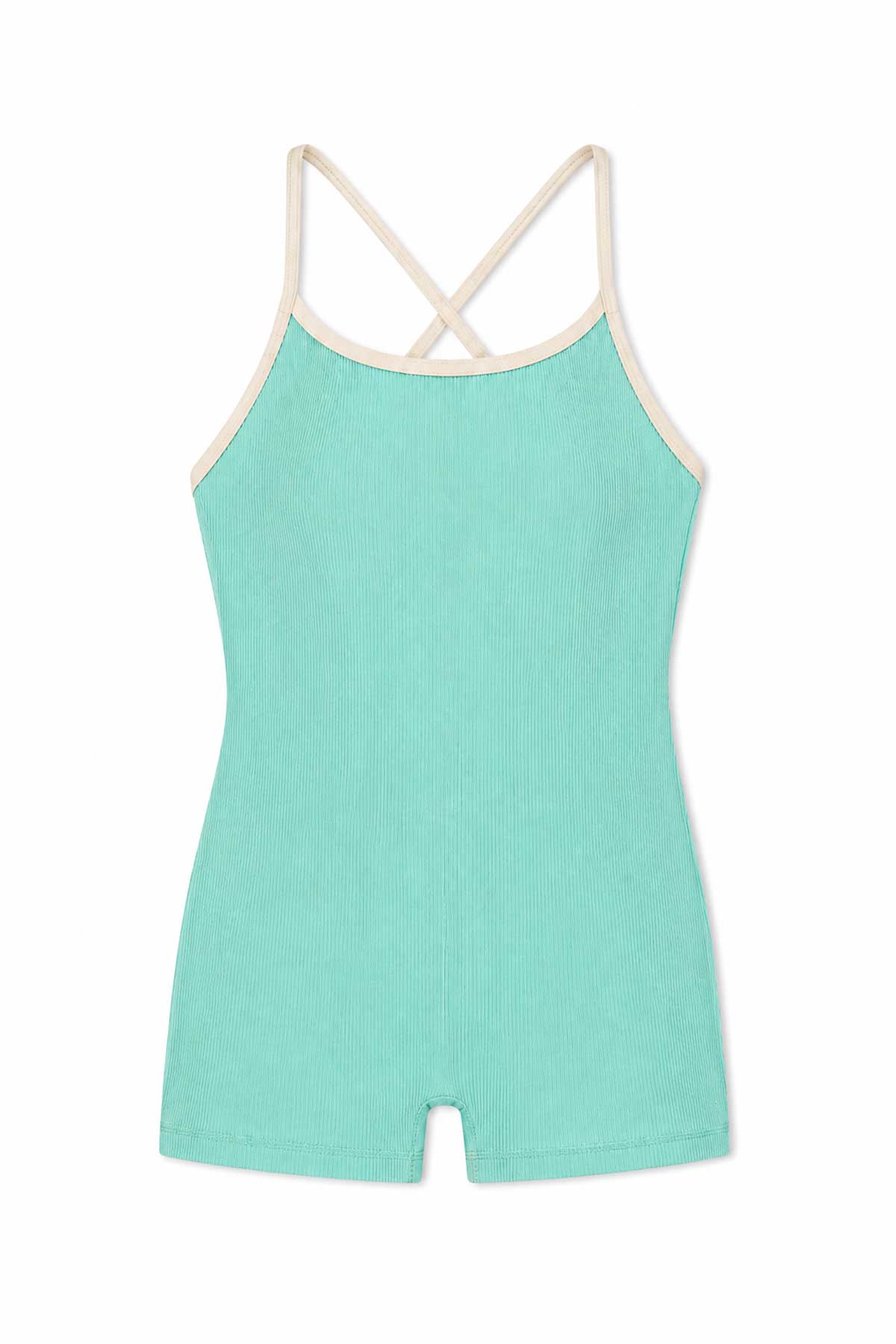 Mini Stripe Onesie - Aqua