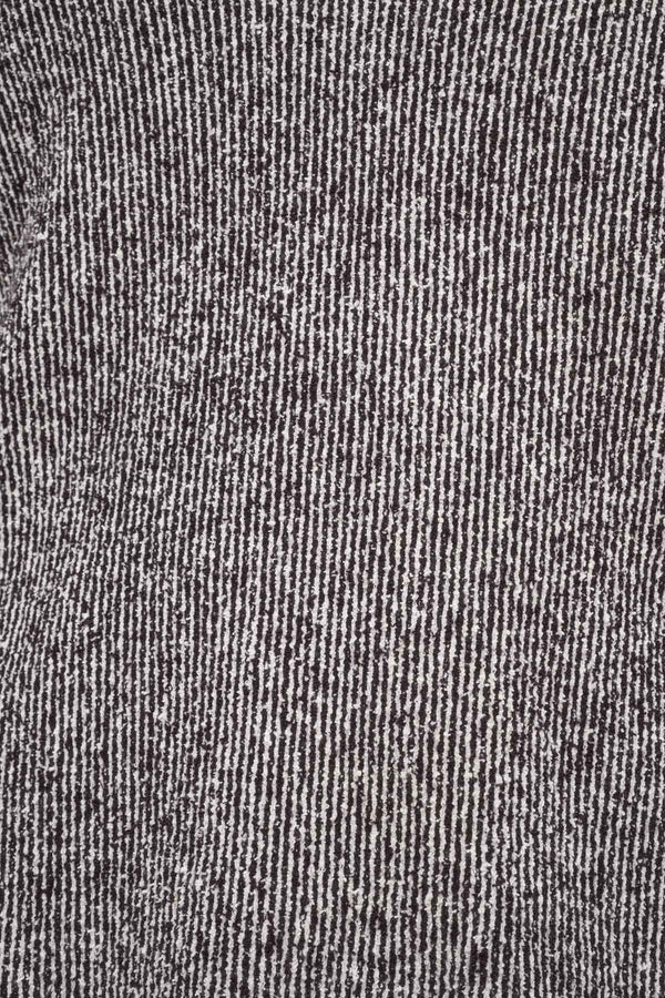 Textured Knit Mini Dress - Pinstripe