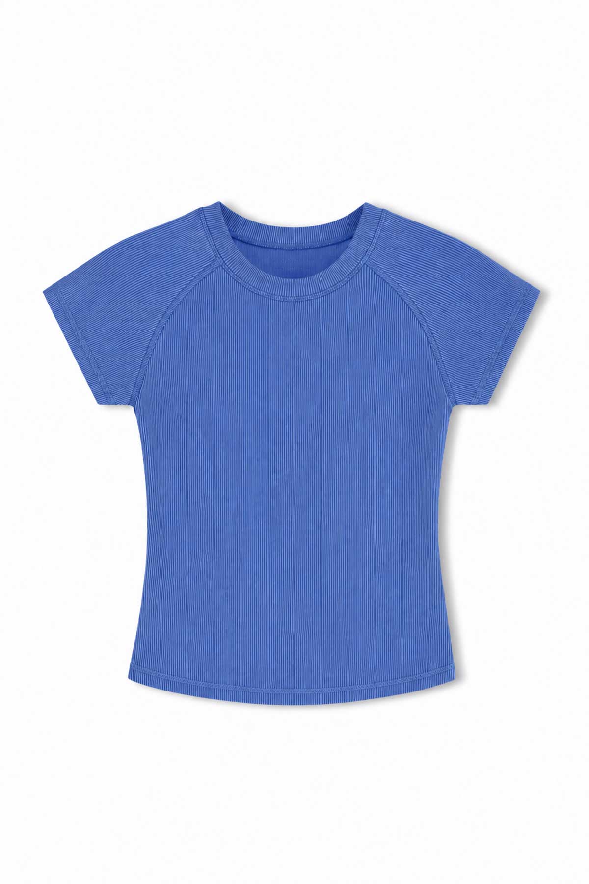 Mini Stripe Short Sleeve Rashie - Sea Blue