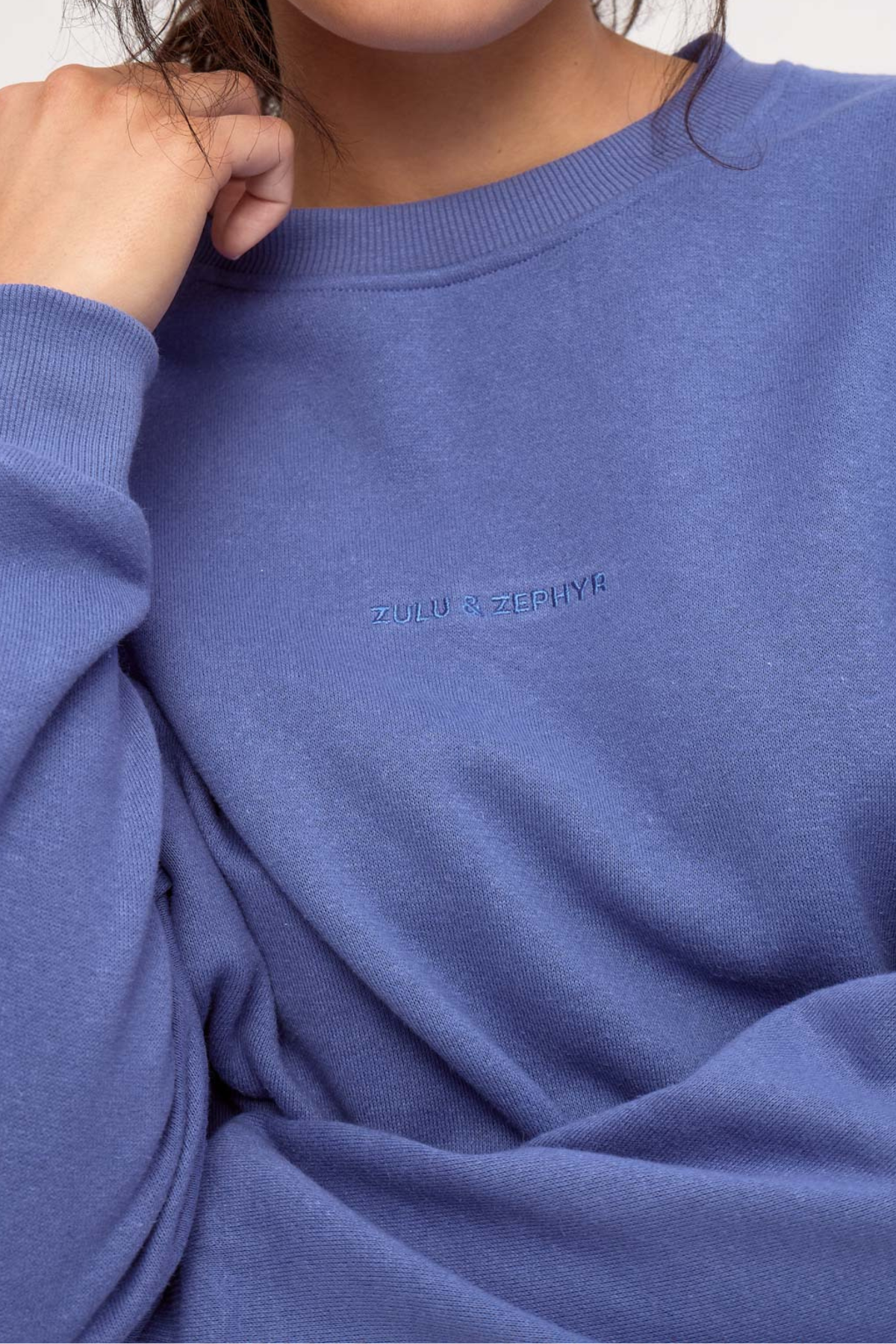Fleece Sport Sweatshirt - Blue