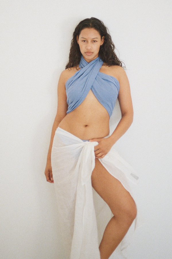 Signature Ramie Sarong - Sky