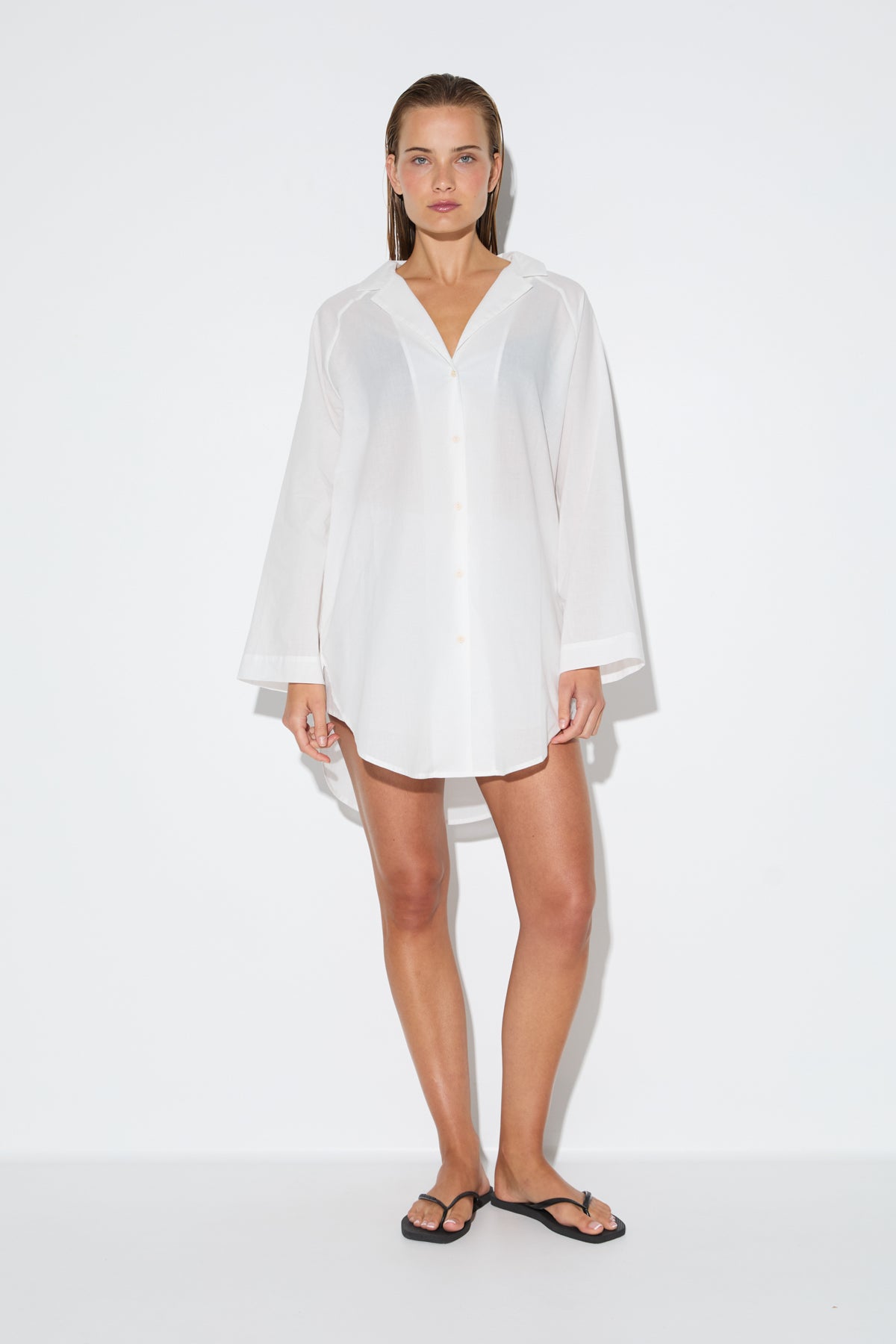 Signature Cotton Shirt - White