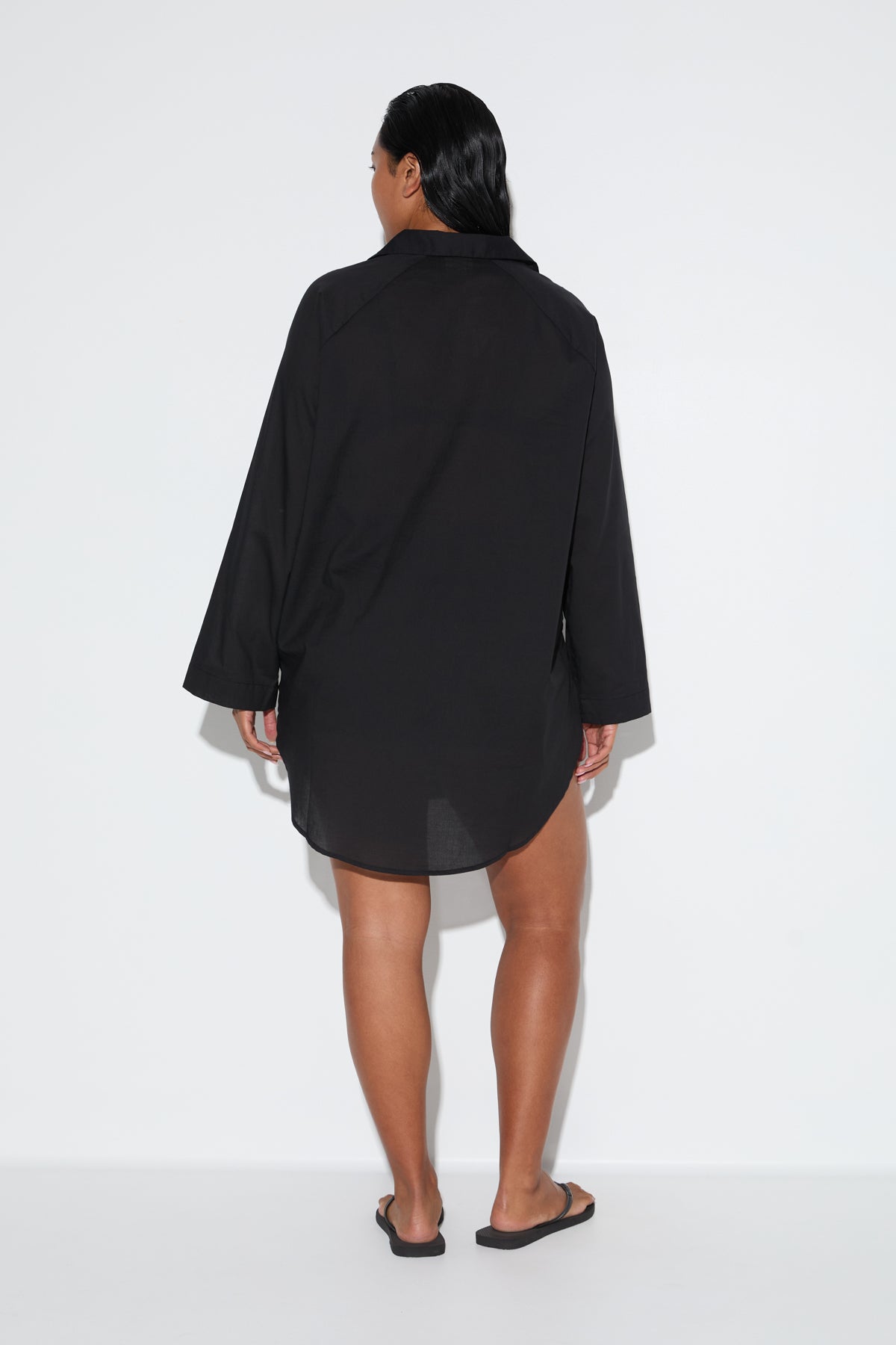 Signature Cotton Shirt - Black