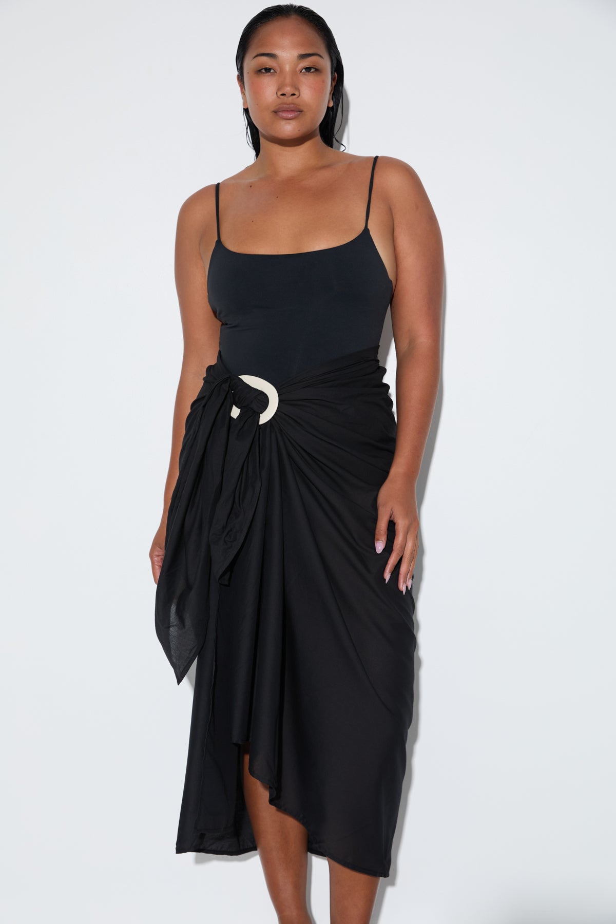 Signature Cotton Sarong - Black