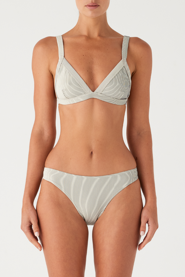 Signature Stripe Harness Top - Coconut