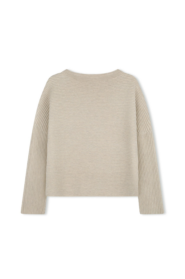 Natural Textured Knit Jumper