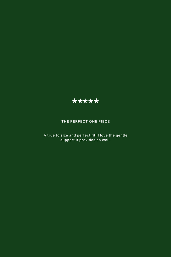 Towelling Simple One Piece - Green Stripe