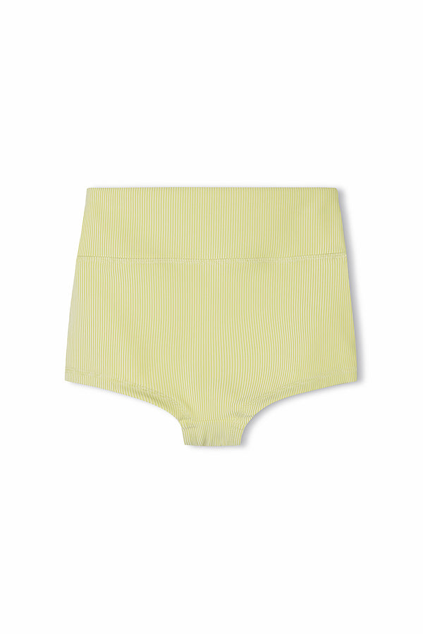 Mini Stripe Rib Boy Short - Citrus