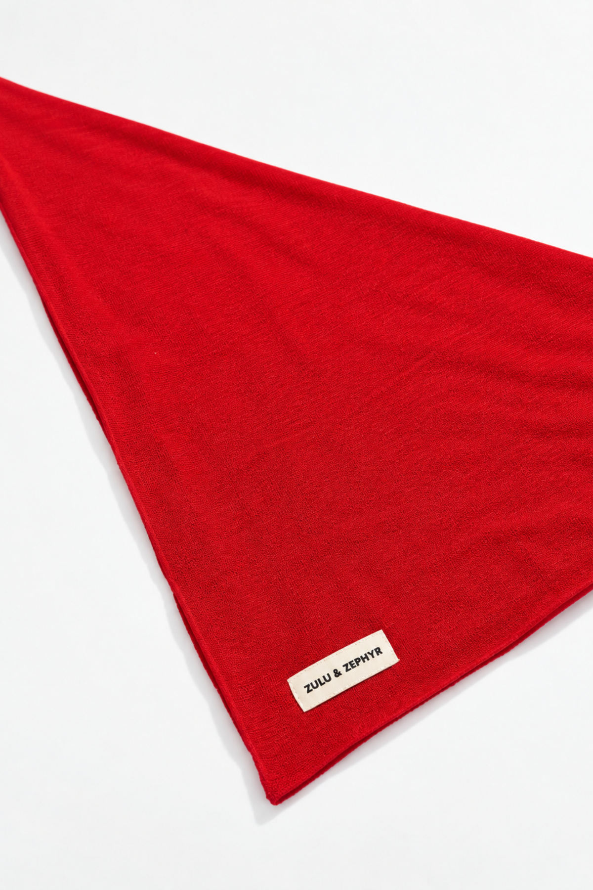 Linen Cotton Sarong - Cherry Red