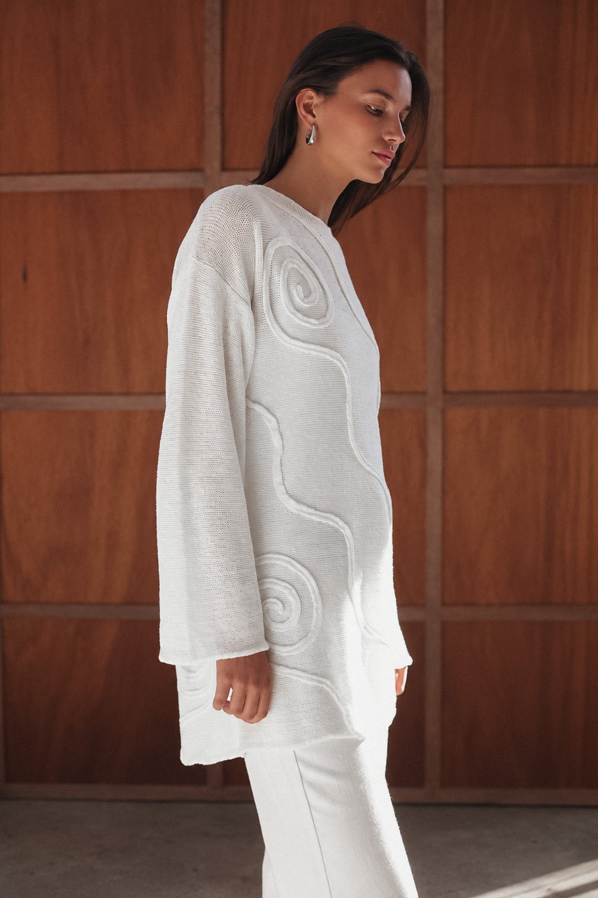 Shea Organic Cotton Swirl Tunic Dress