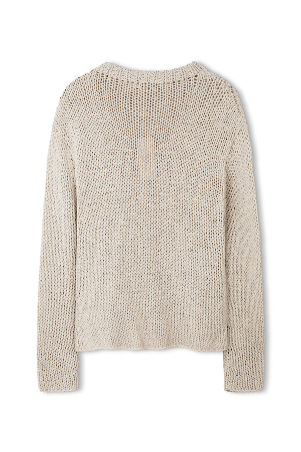 Sand Linen Cotton Blend Hand Knit Jumper – Zulu u0026 Zephyr