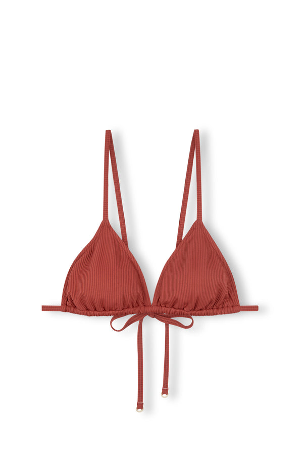 Signature Triangle Top - Earth Red